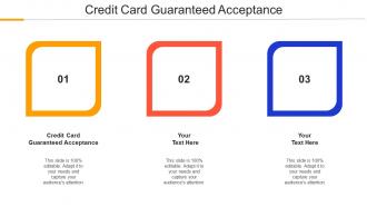 Credit Card Guaranteed Acceptance Ppt Powerpoint Presentation Inspiration Rules Cpb