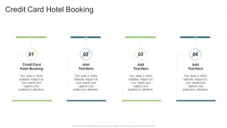 Credit Card Hotel Booking In Powerpoint And Google Slides Cpb