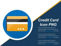 Credit card icon png powerpoint slide background