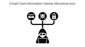Credit Card Information Hacker Monotone Icon In Powerpoint Pptx Png And Editable Eps Format