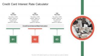 Credit Card Interest Rate Calculator In Powerpoint And Google Slides Cpb