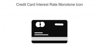 Credit Card Interest Rate Monotone Icon In Powerpoint Pptx Png And Editable Eps Format