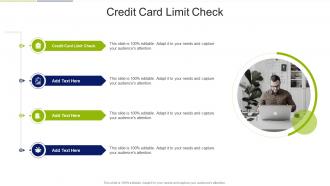 Credit Card Limit Check In Powerpoint And Google Slides Cpb