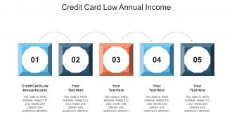 Credit Card Low Annual Income Ppt Powerpoint Presentation Styles Graphics Pictures Cpb