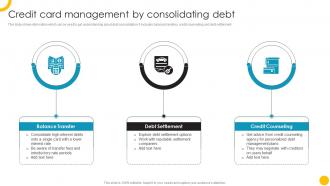 Credit Card Management Guide To Use And Manage Credit Cards Effectively Fin SS