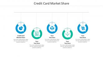 Credit card market share ppt powerpoint presentation gallery deck cpb