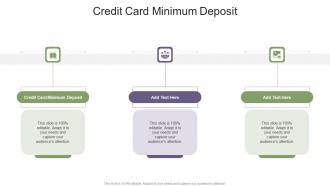 Credit Card Minimum Deposit In Powerpoint And Google Slides Cpb
