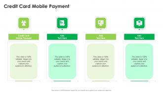 Credit Card Mobile Payment In Powerpoint And Google Slides Cpb