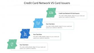 Credit Card Network Vs Card Issuers Ppt Powerpoint Presentation Layouts Slideshow Cpb