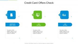 Credit Card Offers Check In Powerpoint And Google Slides Cpb