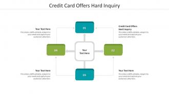 Credit card offers hard inquiry ppt powerpoint presentation icon structure cpb