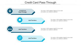 Credit Card Pass Through In Powerpoint And Google Slides Cpb
