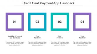 Credit card payment app cashback ppt powerpoint presentation infographic template designs cpb