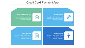 Credit Card Payment App Ppt Powerpoint Presentation Model Images Cpb