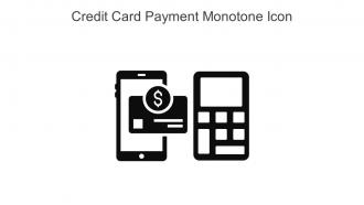 Credit Card Payment Monotone Icon In Powerpoint Pptx Png And Editable Eps Format