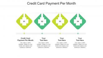 Credit card payment per month ppt powerpoint presentation summary smartart cpb