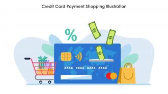Credit Card Payment Shopping Illustration