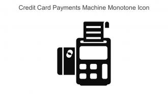 Credit Card Payments Machine Monotone Icon In Powerpoint Pptx Png And Editable Eps Format