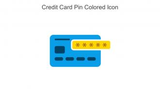 Credit Card Pin Colored Icon In Powerpoint Pptx Png And Editable Eps Format