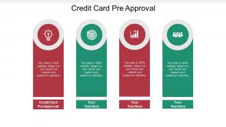 Credit card pre approval ppt powerpoint presentation professional design ideas cpb