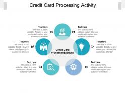 Credit card processing activity ppt powerpoint presentation file objects cpb