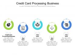 Credit card processing business ppt powerpoint presentation portfolio rules cpb
