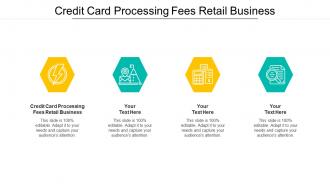 Credit card processing fees retail business ppt powerpoint presentation icon deck cpb