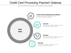 Credit card processing payment gateway ppt powerpoint presentation layouts maker cpb