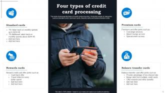 Credit Card Processing Powerpoint Ppt Template Bundles Colorful Adaptable