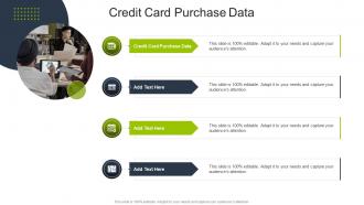 Credit Card Purchase Data In Powerpoint And Google Slides Cpb