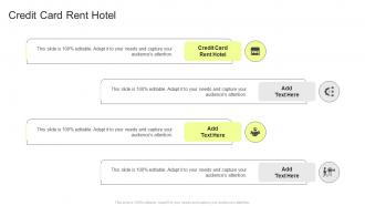 Credit Card Rent Hotel In Powerpoint And Google Slides Cpb