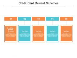 Credit card reward schemes ppt powerpoint presentation portfolio shapes cpb