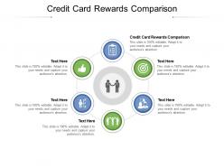Credit card rewards comparison ppt powerpoint presentation inspiration layouts cpb
