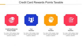Credit Card Rewards Points Taxable Ppt Powerpoint Presentation Inspiration Templates Cpb