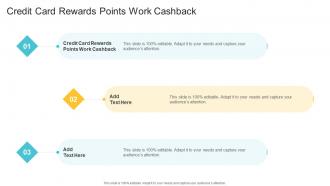Credit Card Rewards Points Work Cashback In Powerpoint And Google Slides Cpb