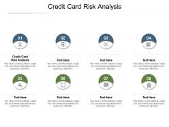 Credit card risk analysis ppt powerpoint presentation styles slideshow cpb
