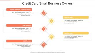 Credit Card Small Business Owners In Powerpoint And Google Slides Cpb