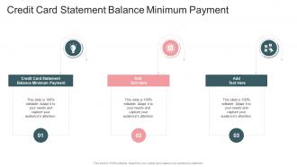 Credit Card Statement Balance Minimum Payment In Powerpoint And Google Slides Cpb