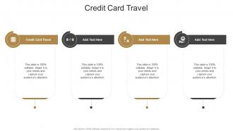 Credit Card Travel In Powerpoint And Google Slides Cpb