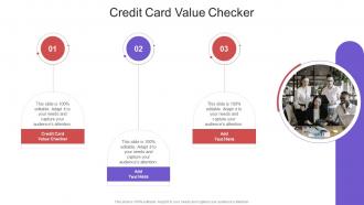 Credit Card Value Checker In Powerpoint And Google Slides Cpb