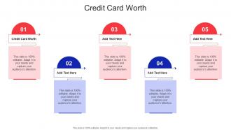 Credit Card Worth In Powerpoint And Google Slides Cpb