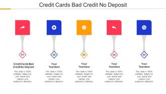 Credit Cards Bad Credit No Deposit Ppt Powerpoint Presentation Layouts Example Cpb