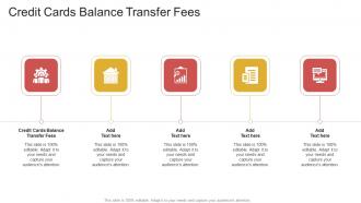 Credit Cards Balance Transfer Fees In Powerpoint And Google Slides Cpb