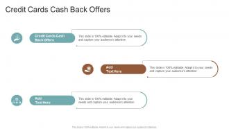 Credit Cards Cash Back Offers In Powerpoint And Google Slides Cpb