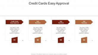 Credit Cards Easy Approval In Powerpoint And Google Slides Cpb