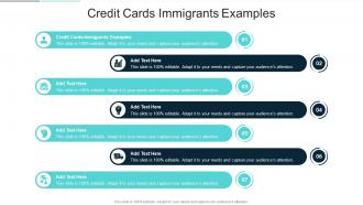 Credit Cards Immigrants Examples In Powerpoint And Google Slides Cpb