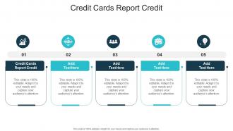 Credit Cards Report Credit In Powerpoint And Google Slides Cpb