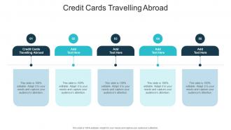 Credit Cards Travelling Abroad In Powerpoint And Google Slides Cpb