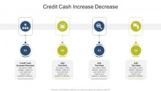 Credit Cash Increase Decrease In Powerpoint And Google Slides Cpb