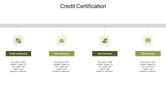 Credit Certification In Powerpoint And Google Slides Cpb